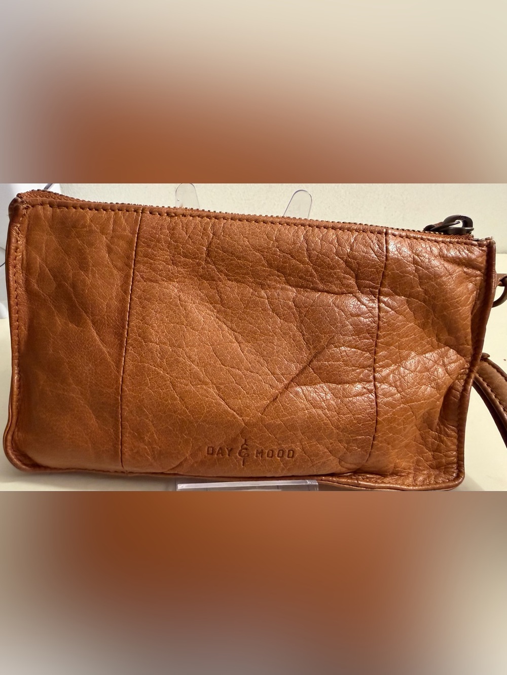 Day&Mood Anthropologie Anni Leather Clutch Wristlet
